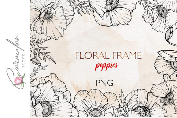 Download Floral Frame Line Art, Floral Border - Frame Collection