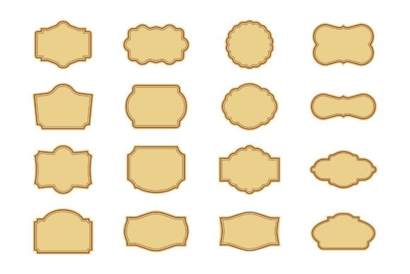 Download Vintage Frame Labels Set - Frame Collection
