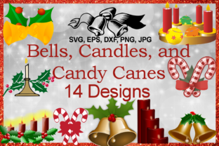 Download Christmas Bells, and Candy Canes Bundle - Candy cane Collection