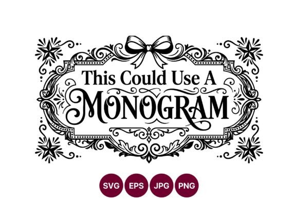 Download Vintage Monogram Frame Design - Frame Collection
