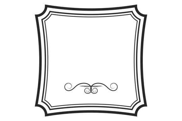 Download Black Elegant Frame. Vintage Empty Decor - Frame Collection
