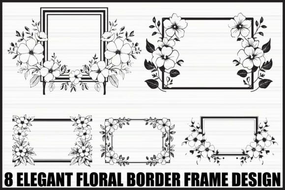 Download Elegant Floral Frame Bundle - Frame Collection