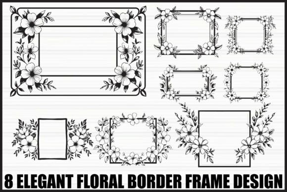 Download Elegant Floral Frame Bundle - Frame Collection