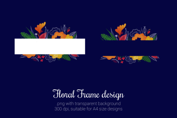 Download Floral Frame for Greeting Cards - Frame Collection