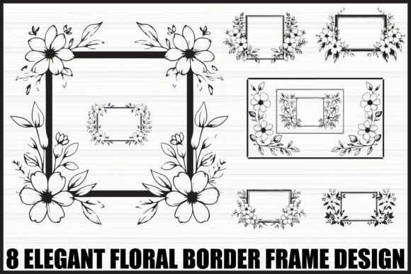 Download Elegant Floral Frame Bundle - Frame Collection