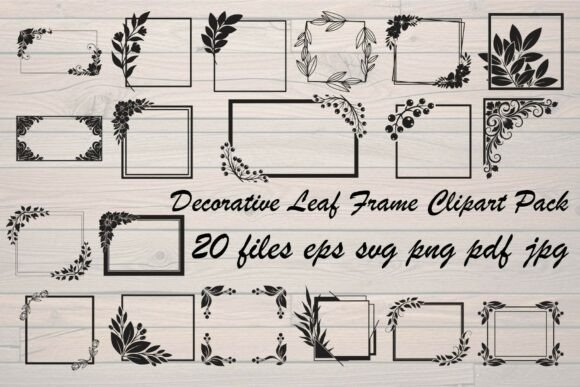 Download Decorative Leaf Frame - Frame Collection