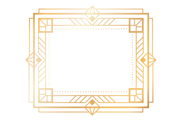 Download Vintage Godlen Elegant Frame. Art Deco B - Frame Collection
